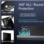 IMBZBK Lot de 3 films de protection d'écran pour Samsung Galaxy S22 Ultra 5G en TPU flexible avec 3 protections d'appareil photo