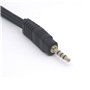 5 mm vers 3 RCA mâle - Câble d'extension stéréo pour caméscope audio vidéo A/V - Câble