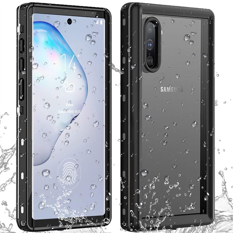 AICase Coque Étanche pour Samsung Galaxy Note 10 Plus, [Certifiée IP68] 360°Protection Waterproof Housse [Antichoc] Antipoussièr