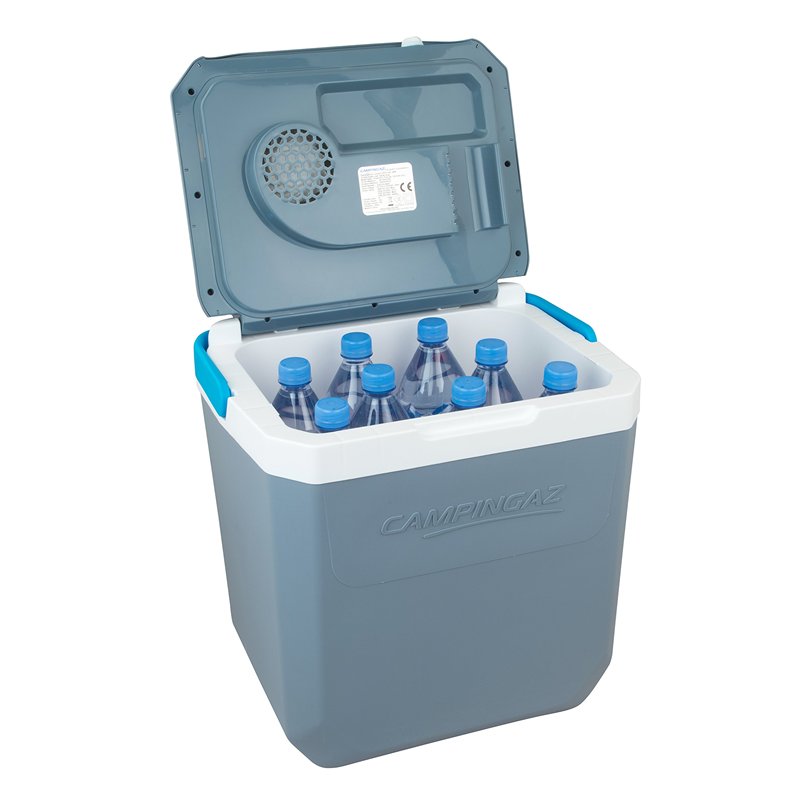 Image secondaire de Campingaz Powerbox Plus 28 L, électrique, connexion 12 V, espace pour 8 bouteilles de 1,5 L, glacière électrique, boîte thermique