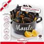 Marmite a moule - MENASTYL - 3645564 - En acier émaillé - Noir - 24 cm - Avec écritures - Tous feux dont induction