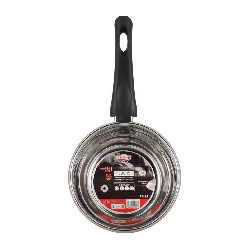 Image secondaire de Casserole - MENASTYL - 6020240 - En acier inoxydable - 14 cm - Tous feux dont induction