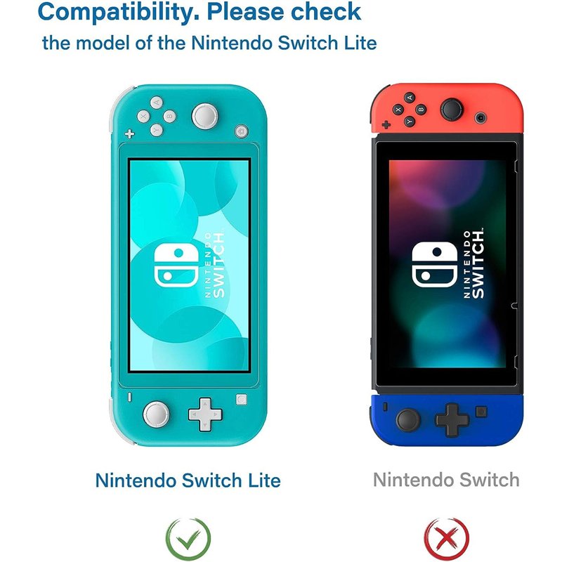 Image secondaire de NEW'C Lot de 2, Verre Trempé pour Nintendo Switch lite, Film Protection écran efficace contre les Rayures - sans Bulles - Ultra 