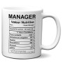 L'Esprit Des Anges Tasse-Mug Collègue-Manager Valeur Nutritive - Idée Cadeau Patron Travail Nouveau Job