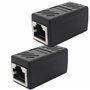 1aTTack.de Cat.6A Câble réseau Connecteur de câble Adaptateur RJ45 Compatible avec Cat5 Cat6 Cat7 Cat8 2 pièces
