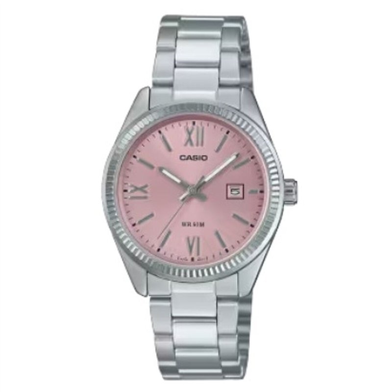Montre Femme Casio LADY DATE - PINK Argenté (Ø 30 mm)