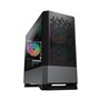 COUGAR GAMING | BOITIER PC GAMING | MG 140 AIR RGB NOIR MINI TOUR - Inclus 3 ventilateurs ARGB - Éclairage RVB - Contrôleur LED