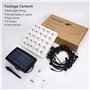 Lepro Guirlande Lumineuse Exterieure, Guirlande Solaire 7.62M, 4 Modes d'Éclairage, 25 Ampoules G40, Blanc Chaud 2700K, Étanche