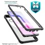 WE LOVE CASE Coque pour Samsung Galaxy S10, 360 degrés Étui de Protection Antichoc Housse avec Protecteur d'écran Intégré et Dos