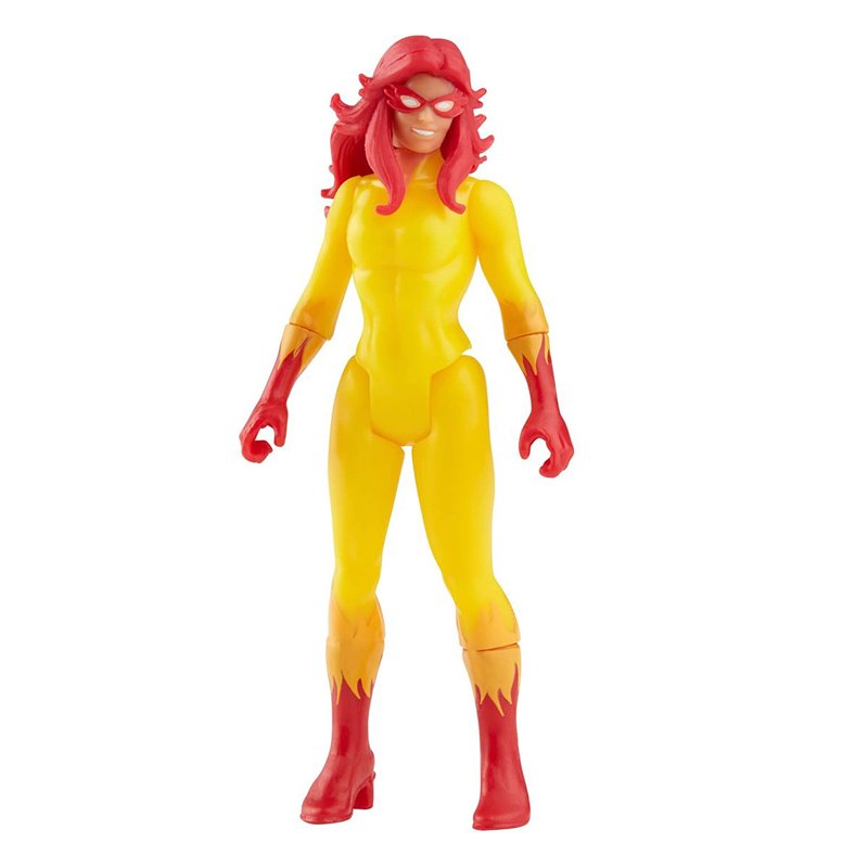 Marvel Hasbro Legends Series Retro 375 Collection, Figurine articulée Marvel's Firestar de 9,5 cm, Jouet pour Enfants, dès 4 Ans