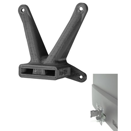 3IDEE Adaptateur VESA Compatible avec Moniteur HP (32f) - Support VESA 75x75 mm - Support ecran VESA pour Les écrans sans Connex