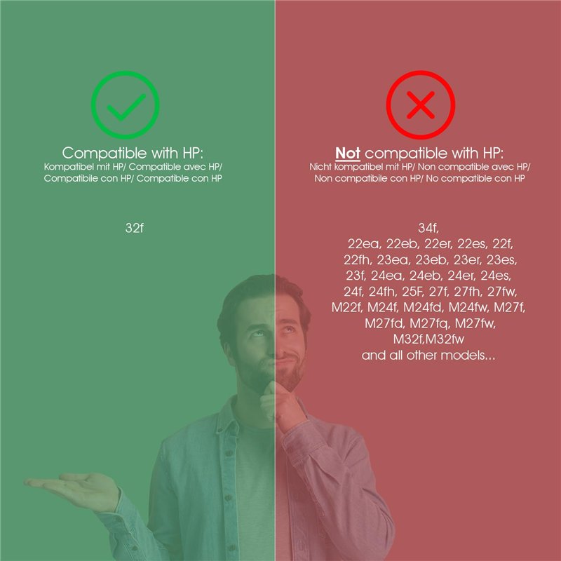 Image secondaire de 3IDEE Adaptateur VESA Compatible avec Moniteur HP (32f)