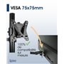 3IDEE Adaptateur VESA Compatible avec Moniteur HP (32f) - Support VESA 75x75 mm - Support ecran VESA pour Les écrans sans Connex