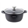 Cheffinger Marmite en fonte d'aluminium Ø 28 cm Compatible induction Ø 28 cm