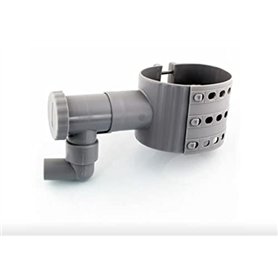 PVC Récupérateur Collecteur Eau de Pluie + scie Cloche pour gouttière de 75 à 100 mm PVC Récupérateur Collecteur Eau de Pluie + scie Cloche pour gouttière de 75 à 100 mm
