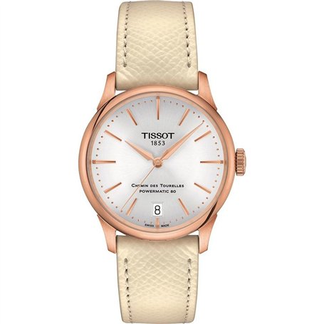 Montre Femme Tissot CHEMIN DES TOURELLES POWERMATIC 80 Doré (Ø 35 mm)