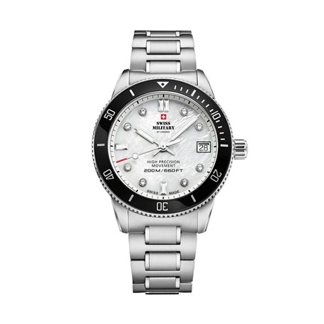 Montre Homme Swiss Military Chrono SM34089.03 Argenté