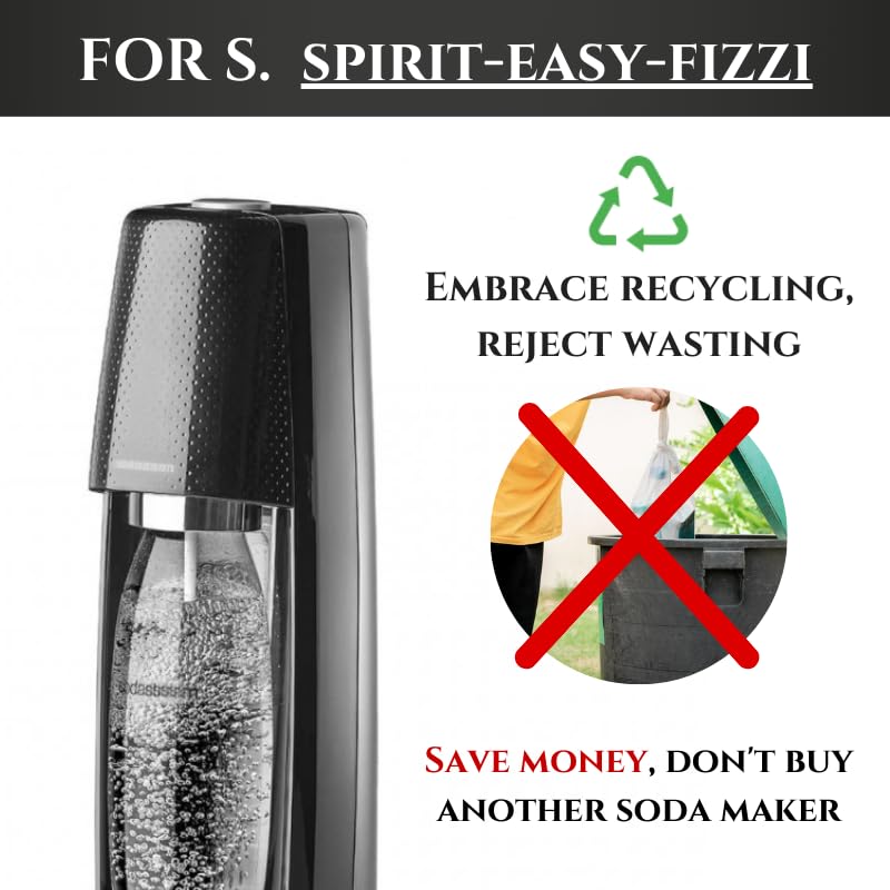 Image secondaire de Bouton de rechange pour Sodastream Spirit ou Easy Fizzi pur gazeur d'eau Gazéificateur d’eau Poussoir Touche Bascule Pressoir Bo