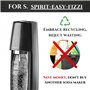 Bouton de rechange pour Sodastream Spirit ou Easy Fizzi pur gazeur d'eau Gazéificateur d’eau Poussoir Touche Bascule Pressoir Bo