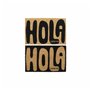 Paillasson DKD Home Decor Hola Caracola PVC Fibre (2 pcs) (60 x 40 x 1.5 cm)