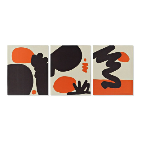 Cadre DKD Home Decor Circle Art Abstrait Moderne (40 x 1