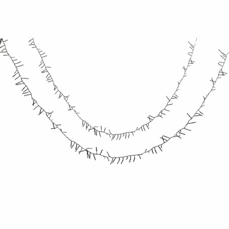 Bande lumineuse DKD Home Decor LED Blanc Jaune PVC (5 x 1 x 200 cm) (2 pcs)