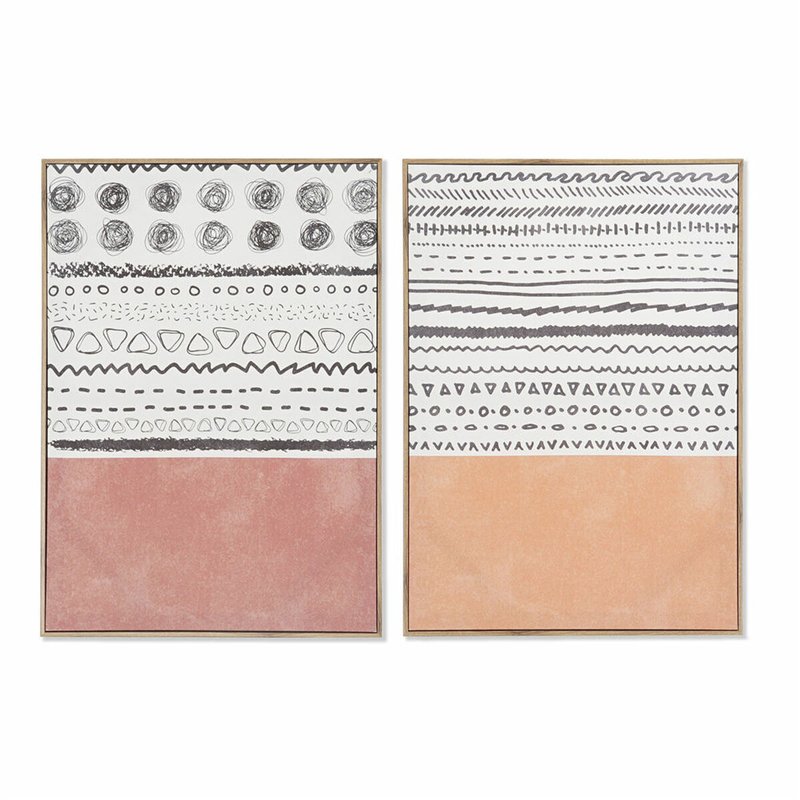 Cadre DKD Home Decor S3017896 (2 Unités) (50 x 3 x 70 cm)