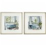 Cadre DKD Home Decor Salles de bains (2 Unités) (32 x 2