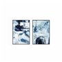 Cadre DKD Home Decor Abstrait (2 Unités) (45 x 2 x 60 cm)