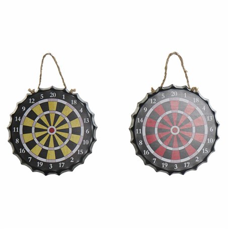 Décoration murale DKD Home Decor Fer (22 x 2 x 22 cm) (2 pcs)