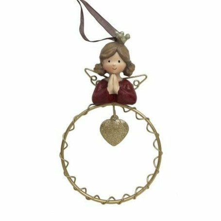 Décorations de Noël DKD Home Decor Résine Cercles (9 x 3 x 13