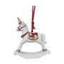 Décorations de Noël DKD Home Decor Cheval Résine (14 x 3