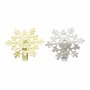 Porte-serviettes DKD Home Decor Lot Métal Flocons de neige (5 x 5 x 17 cm) (2 Unités)