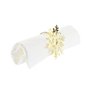 Porte-serviettes DKD Home Decor Lot Métal Flocons de neige (5 x 5 x 17 cm) (2 Unités)