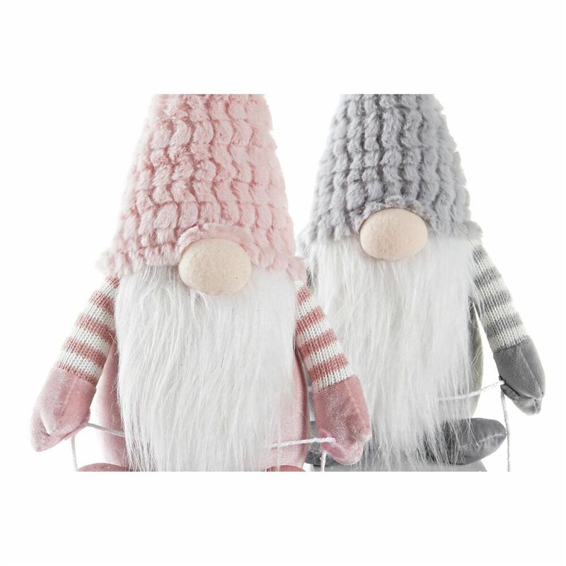 Image secondaire de Figurine Décorative DKD Home Decor Noël Gnome Polyester (15 x 25 x 35 cm) (2 Unités)