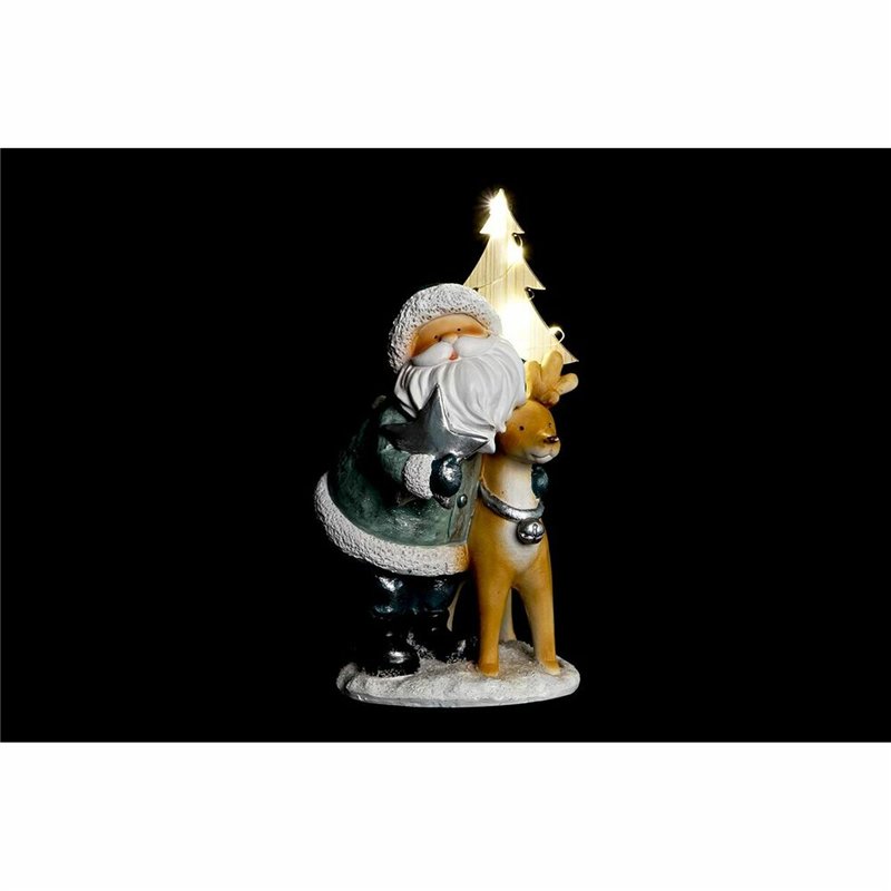 Décorations de Noël DKD Home Decor Résine (13 x 6 x 10,5 cm) (2 Unités)
