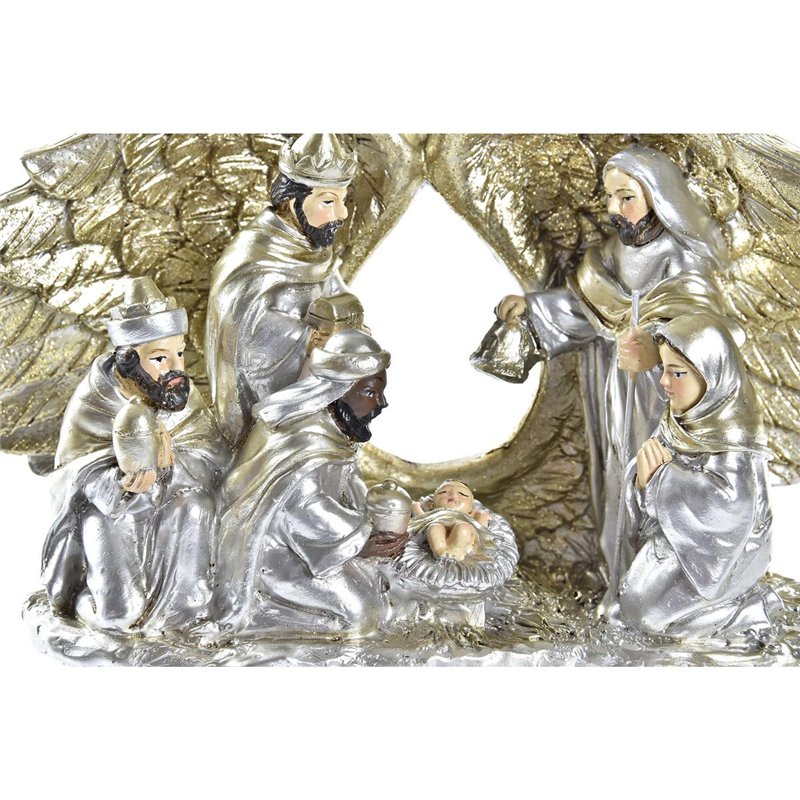 Image secondaire de Décorations de Noël DKD Home Decor Résine (27,5 x 7 x 10,5 cm) (2 Unités)