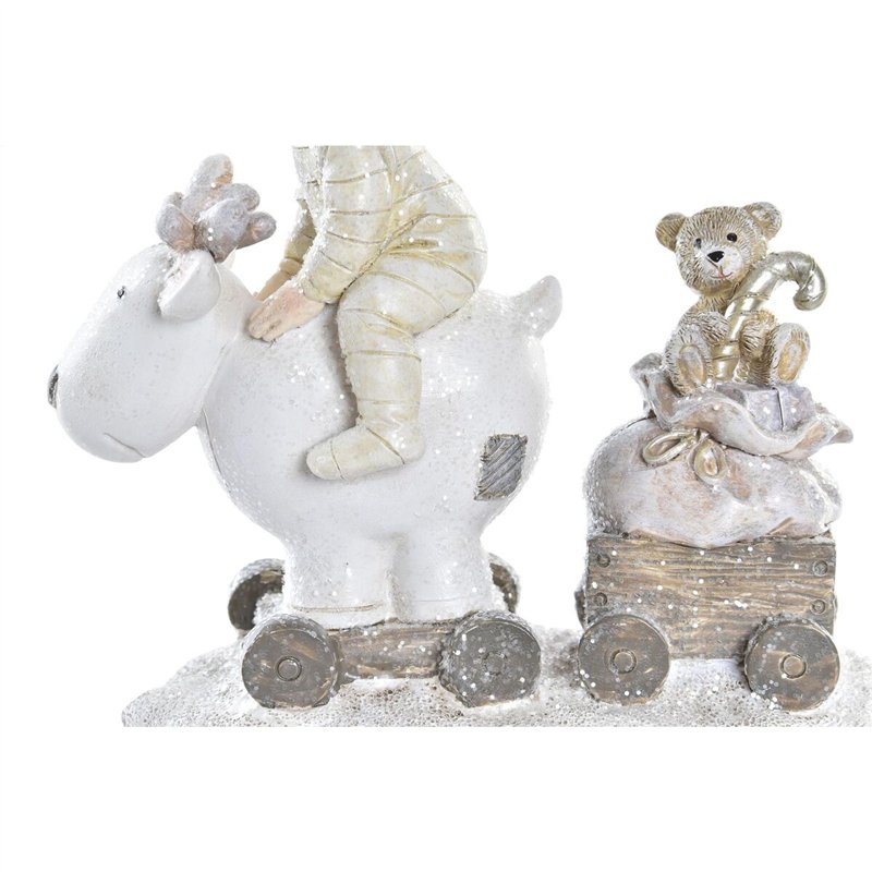 Image secondaire de Décorations de Noël DKD Home Decor Résine Enfants (13 x 6 x 13,5 cm) (2 Unités)