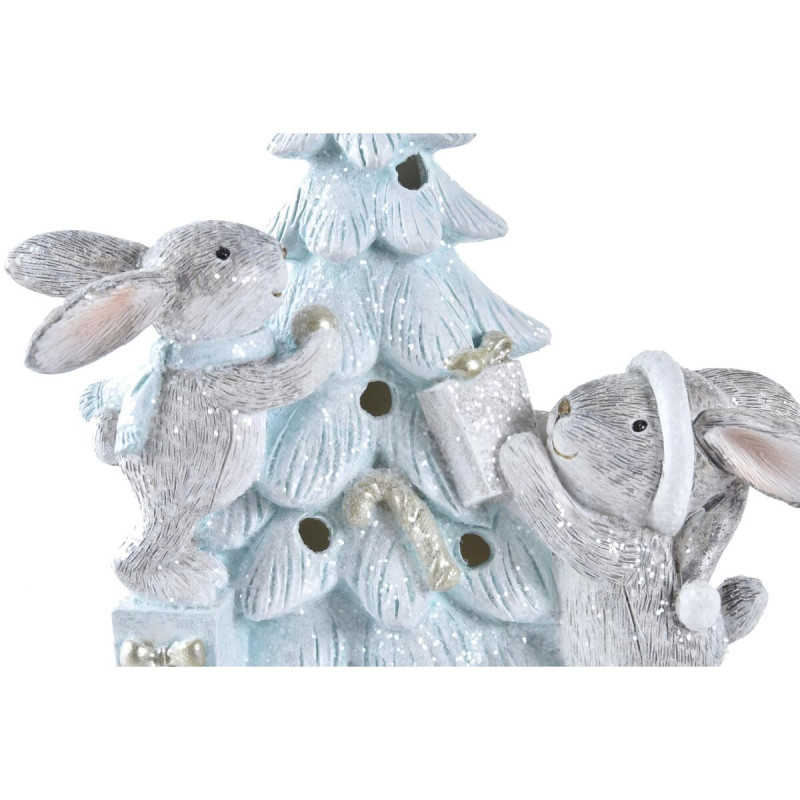 Image secondaire de Décorations de Noël DKD Home Decor Arbre Résine (13,5 x 8 x 16 cm) (2 Unités)