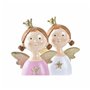 Décorations de Noël DKD Home Decor Résine Ange (9 x 5 x 12 cm) (2 Unités)