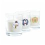 Bougie DKD Home Decor Noël Bonhomme de Neige (3 Unités)