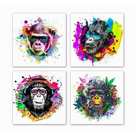 Cadre DKD Home Decor Singe Moderne (50 x 1