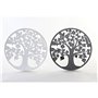 Décoration murale DKD Home Decor Arbre Métal Traditionnel (2 Unités) (40 x 1 x 40 cm)