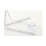 Lampe de bureau DKD Home Decor Doré Métal Lin Blanc 50 W Moderne (25 x 31 x 57 cm) (2 Unités)