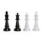 Figurine Décorative DKD Home Decor Noir Blanc Résine Pièces du jeu d'échec Moderne (11 x 11 x 27