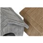 Lit pour animal domestique DKD Home Decor 40 x 33 x 38 cm 48 x 37 x 40 cm Gris Camel Aluminium 2 Unités