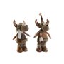 Décorations de Noël DKD Home Decor Marron Renne 14 x 12 x 35 cm (2 Unités)