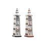 Figurine Décorative Home ESPRIT Bleu Rouge Phare 14 x 16 x 52 cm (2 Unités)