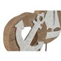 Figurine Décorative Home ESPRIT Blanc Naturel Ancre Bateau méditerranéen 19 x 10 x 38 cm (2 Unités)