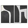 Cadre Home ESPRIT Blanc Noir Abstrait 103 x 4